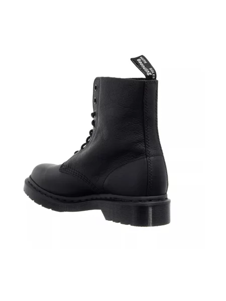 Botki Dr. Martens sznurowane skórzane retro czarne