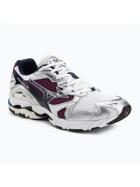 Topánky Mizuno Wave Rider 10 white/baritone blue/dark purple biela