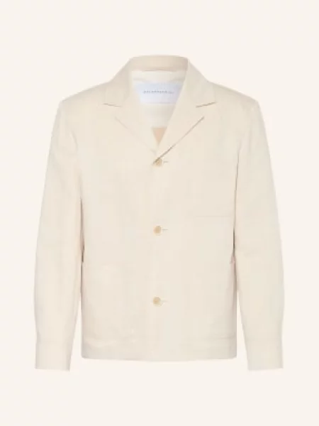 Baldessarini Sako S Pravidelným Střihem Z Lnu silver cloud