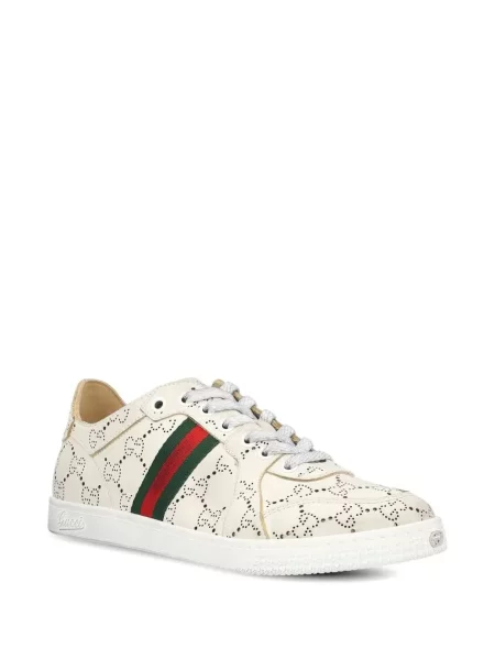 Sneakerși Gucci din piele cu dungi