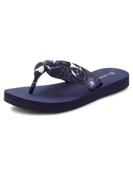 LASCANA Japonke temno modra bela