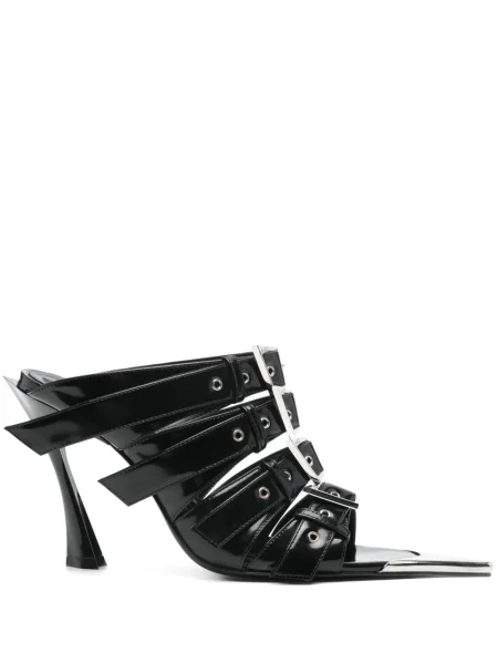 Sandale Mugler cu cataramă negru