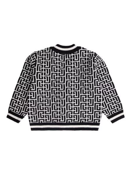 Kardigan dziecięcy Balmain czarny