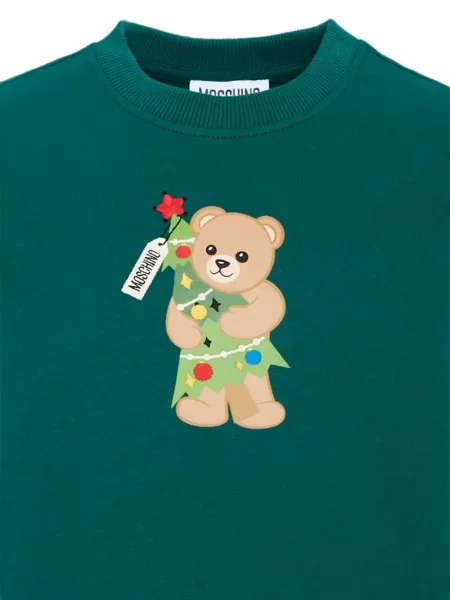 Gyerek melegítő felső Moschino zöld