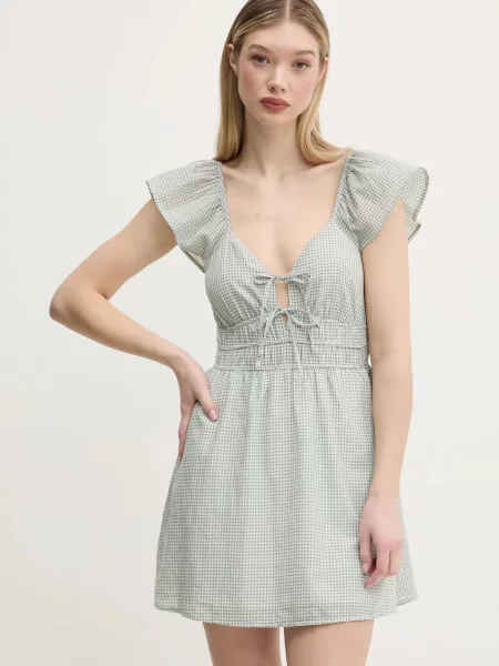 Obleka Hollister Co. zelena