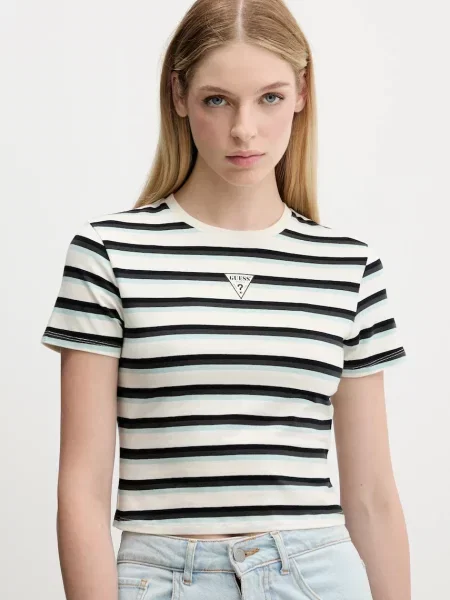 Guess Originals t-shirt beżowy