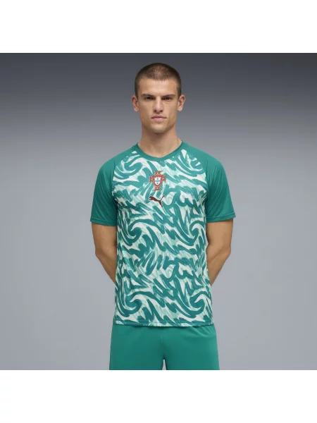 PUMA koszulka na rozgrzewkę Portugalii Akcesoria S zielony