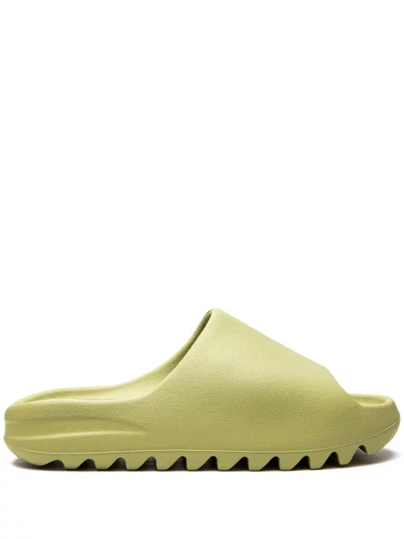 Klapki Adidas Yeezy zielone