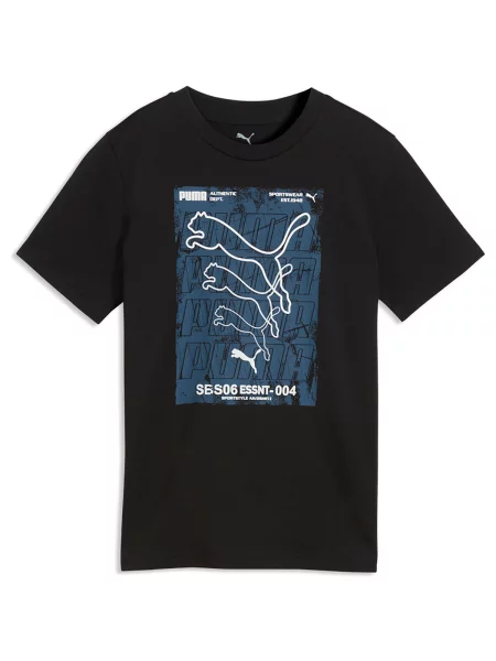 Tricou copii Puma negru