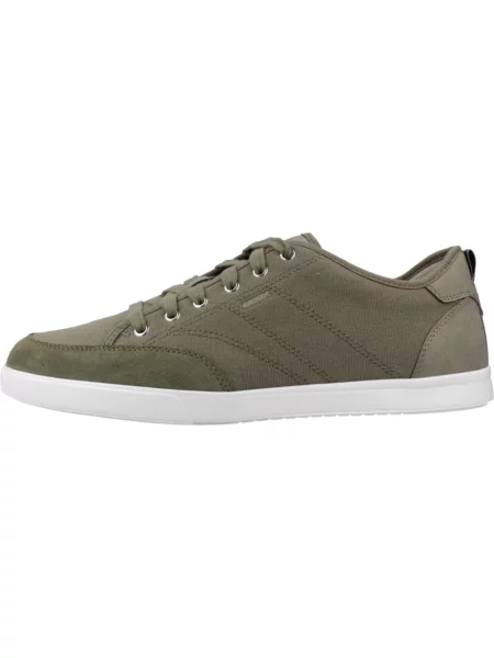 Sneakersy Geox skórzane zielone