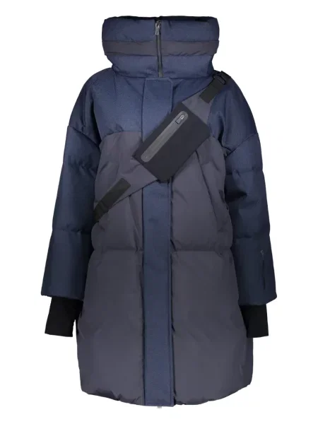 Palton Herno cu glugă albastru