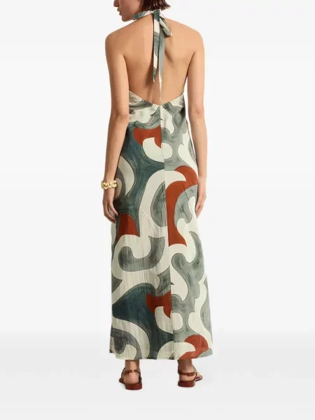 Halter nyakú maxi ruha Mare Di Latte