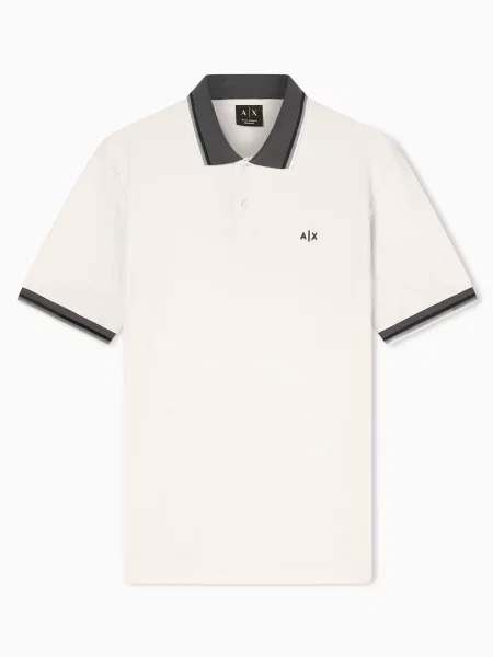 Поло Armani Exchange белое