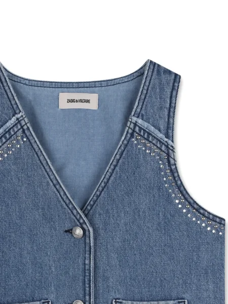 Dětska vesta Zadig & Voltaire modrá