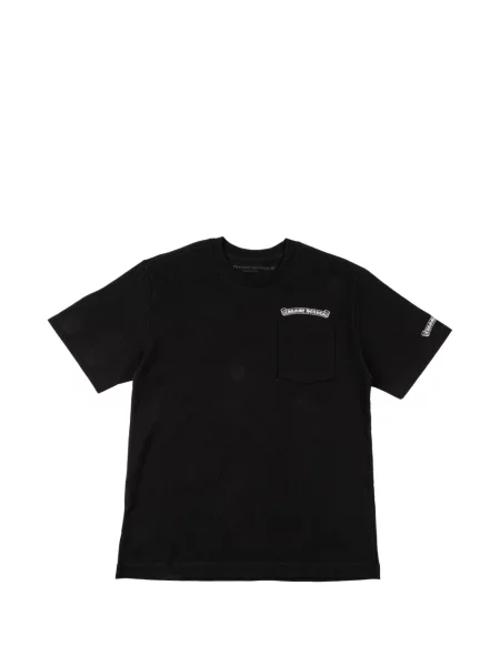 Tricou Chrome Hearts cu imagine cu motiv cu inimi negru