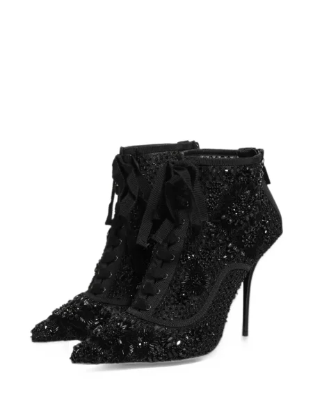 Mrežaste gležnjače Dolce & Gabbana crna