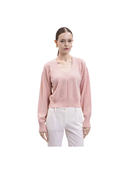 Sweter Twinset różowy