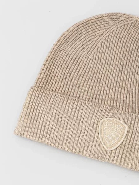 Вовняна шапка Blauer OLIVER бежевий