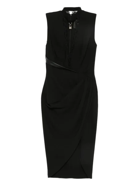 Sukienka midi Babylone Paris do kolan garniturowa czarna