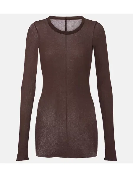 Top Rick Owens din jerseu maro