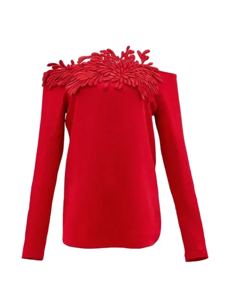Bluza Silvia Tcherassi s cvjetnim printom crvena