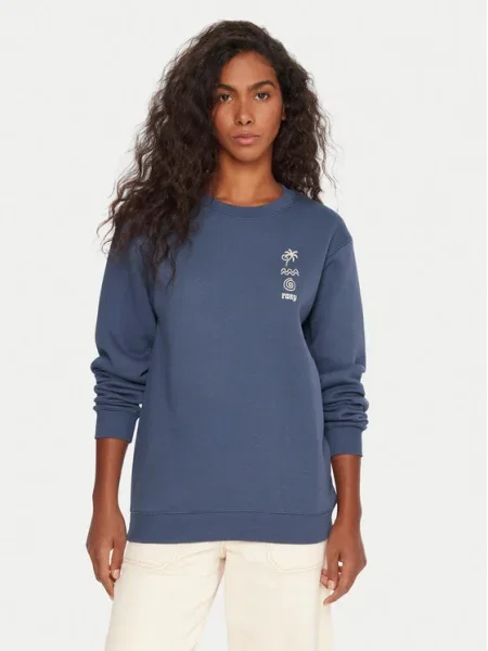 Roxy Суитшърт Surf Stoked син