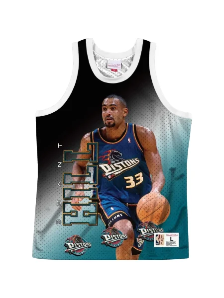 Cămașă Mitchell & Ness din jerseu albastru