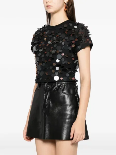Top Cynthia Rowley negru
