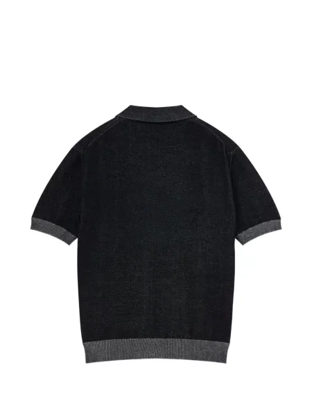 Tricou polo Givenchy cu broderie negru