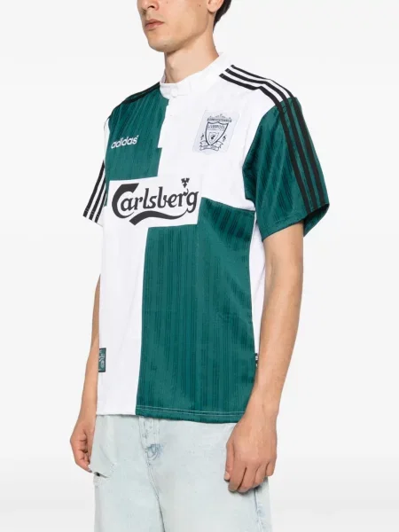 Tricou Adidas cu dungi verde