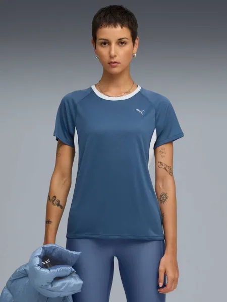 Футболка Puma для бега синяя