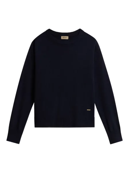 Pulover Woolrich cu decolteu rotund negru