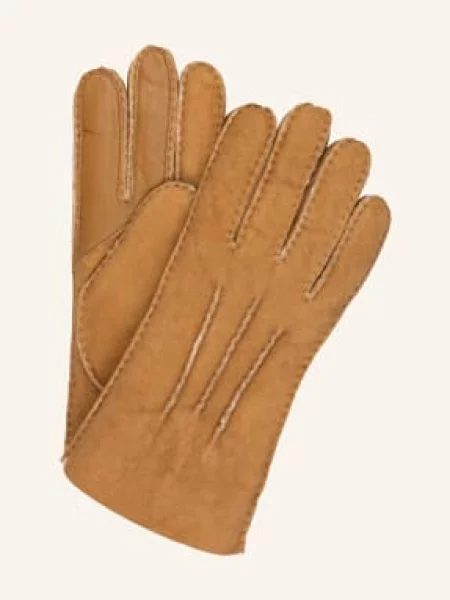 Ugg Kožené Rukavice velbloudí