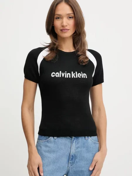Calvin Klein Jeans pulover negru