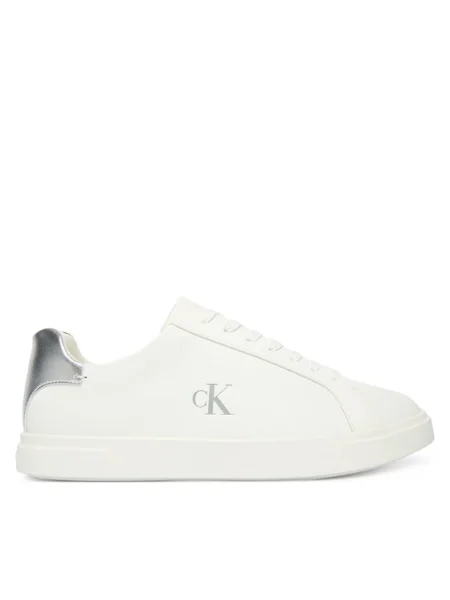 Calvin Klein Sneakers Low Pro Cups Laceup Lth Met alb