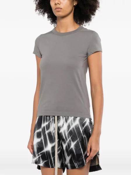 Decupat tricou Rick Owens gri