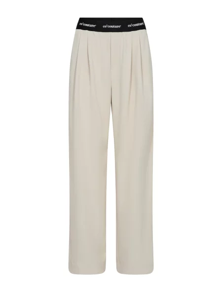 Co'couture Pantaloni Amina bej negru