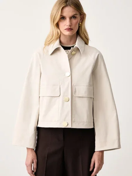 Armani Exchange geacă 3 în 1 pentru femei bej