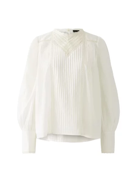 Bluzka Oui w kształcie litery A biała