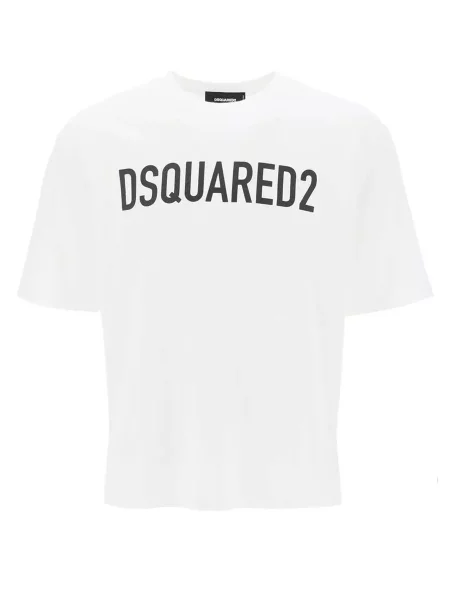 Tricou Dsquared2 scurt alb
