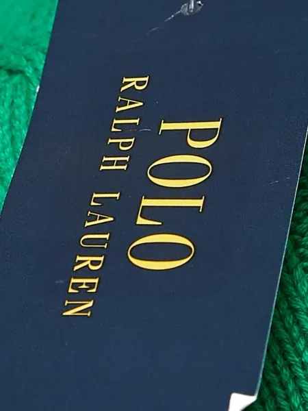 Плетен пуловер Polo Ralph Lauren зелено