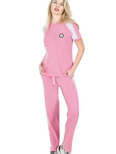 Легкий спортивный комплект рожевий