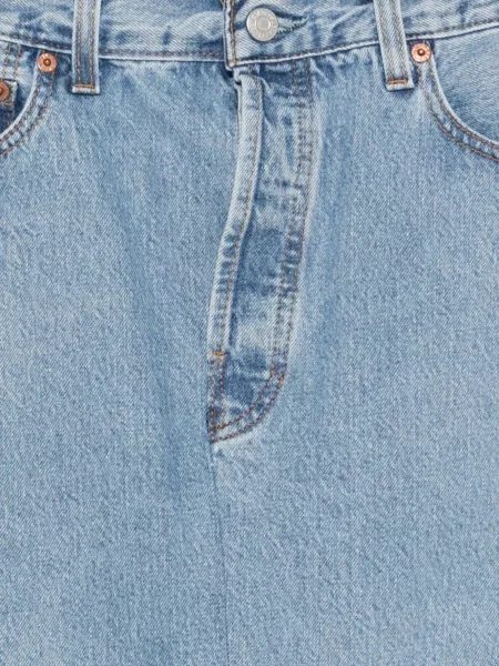 Fustă din denim Bless albastru