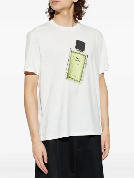 Tricou Paul Smith cu imagine alb
