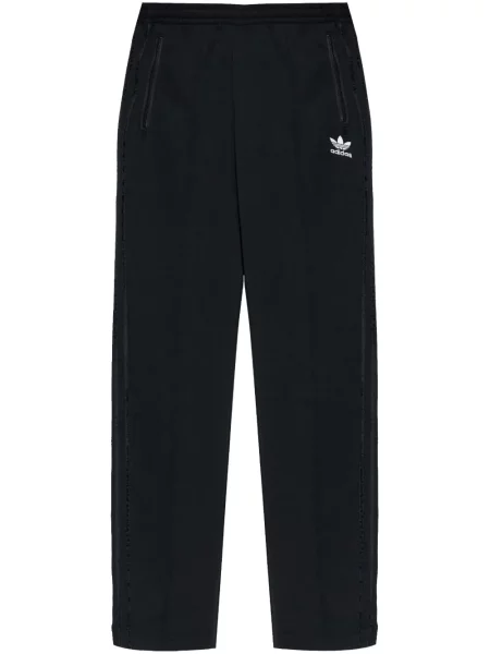 Pantaloni Adidas cu broderie de catifea negru