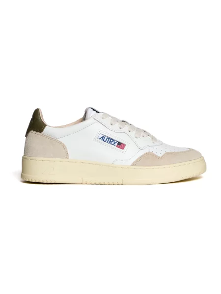 Sneakersy Autry zamszowe białe