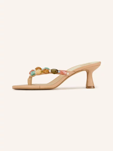 Dolce Vita Klapki Daksie beige beżowe