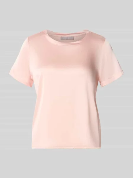 Satynowa bluzka Christian Berg Woman Selection różowa