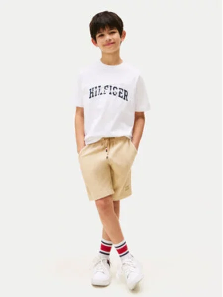 Dětské tričko Tommy Hilfiger bílé