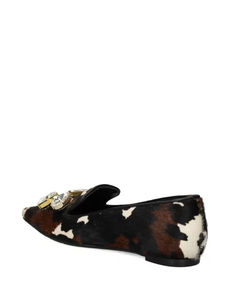 Pantofi loafer Ras de cristal maro